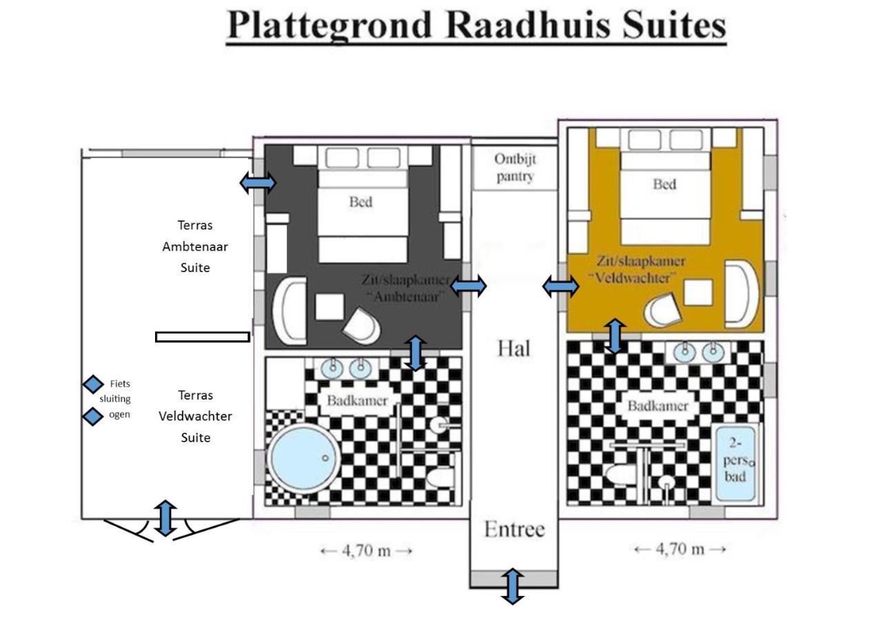Raadhuis Dinther Suites Heeswijk-Dinther Экстерьер фото